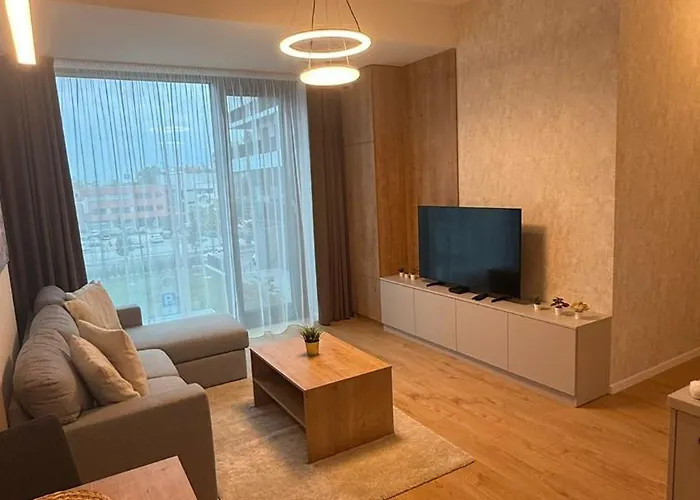 شقة Chic 1br & 1lr Panoramic Sky View